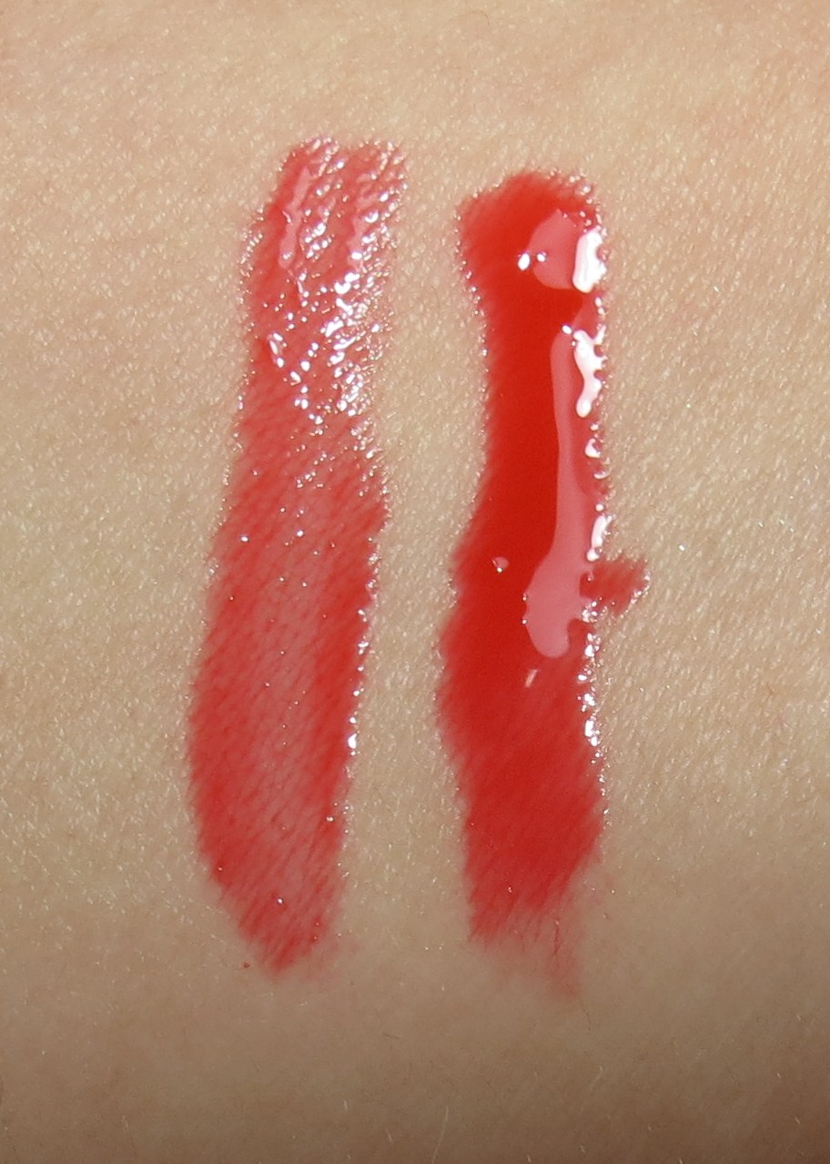 Nars Holly Woodlawn Larger Than Life Lip Gloss Swatches Review Andy Warhol Collection Blushing Noir
