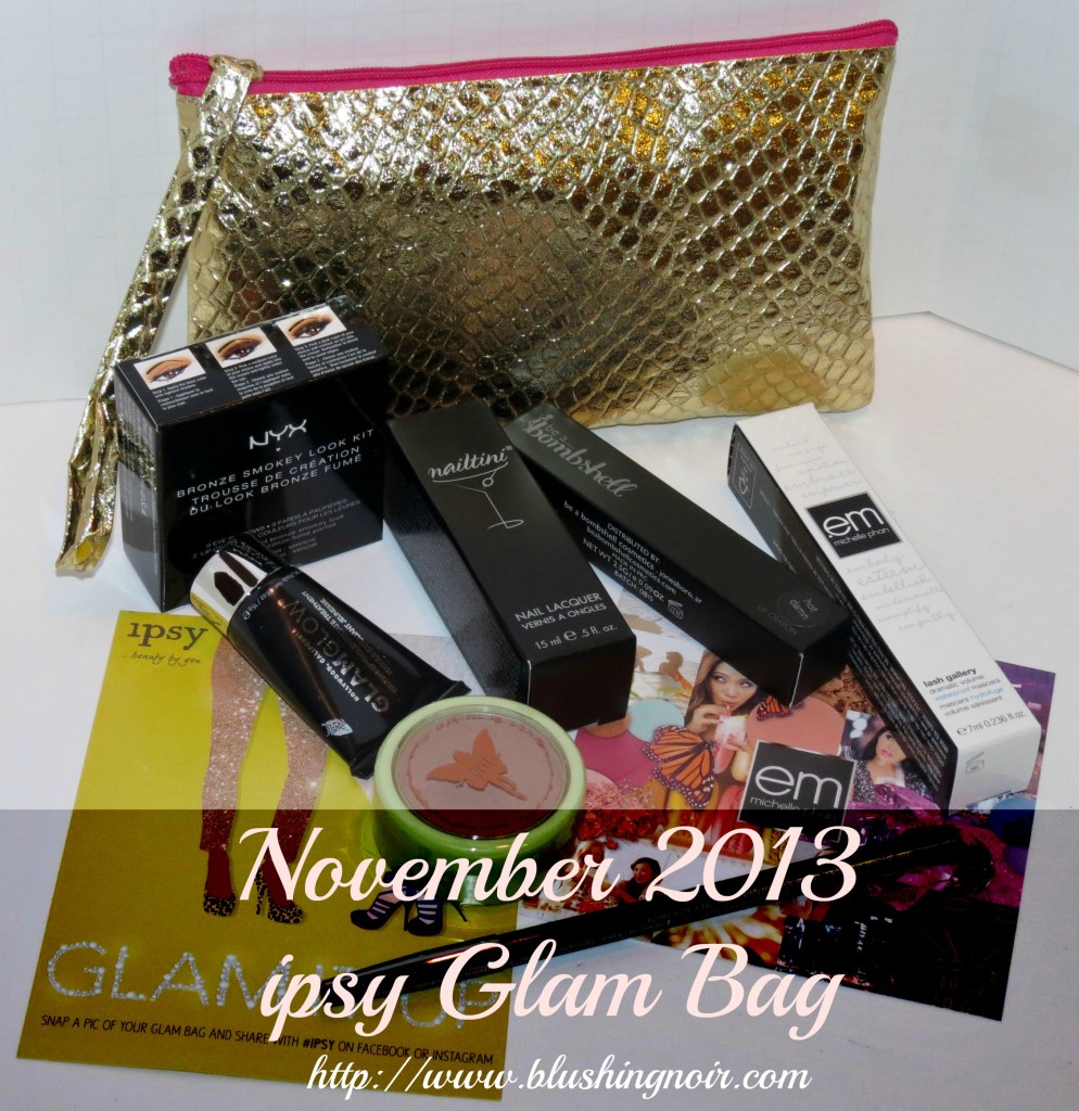 November 2013 ipsy Glam Bag
