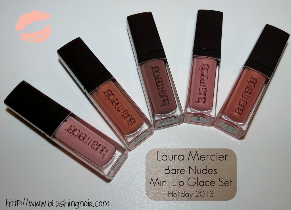 Laura Mercier Bare Nudes Mini Lip Glacé Set