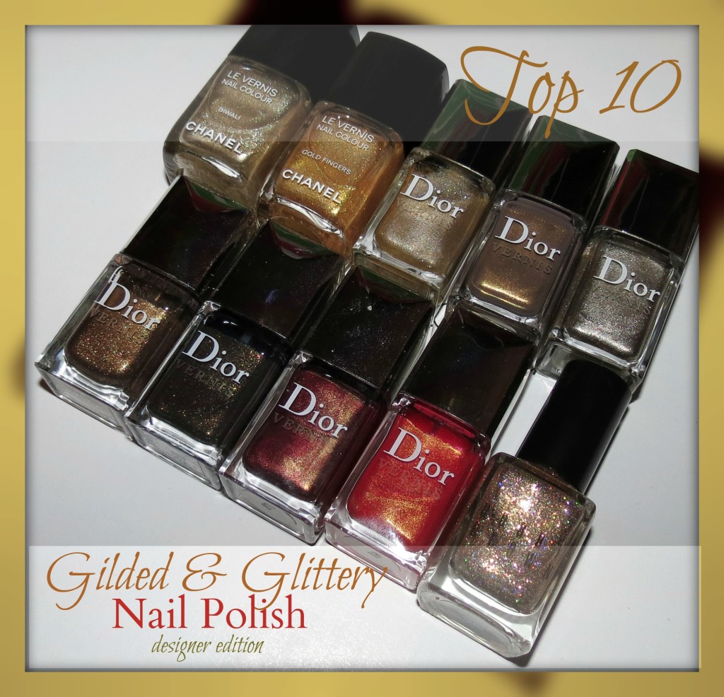 Top 10 Gilded & Glittery Nail Polish