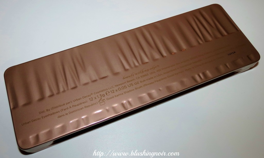 urban Decay Naked 3 Palette box 2