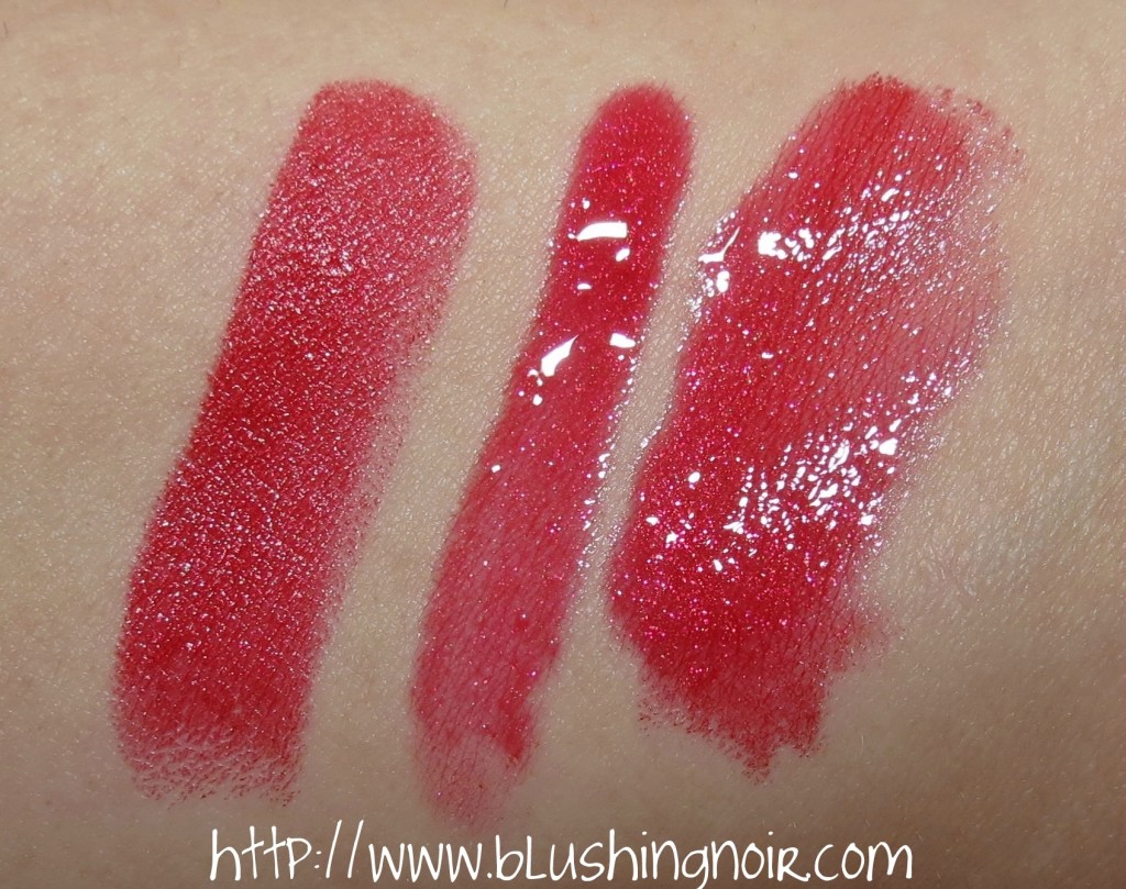 MAC Rihanna Viva Glam Lipstick Lipglass Swatches
