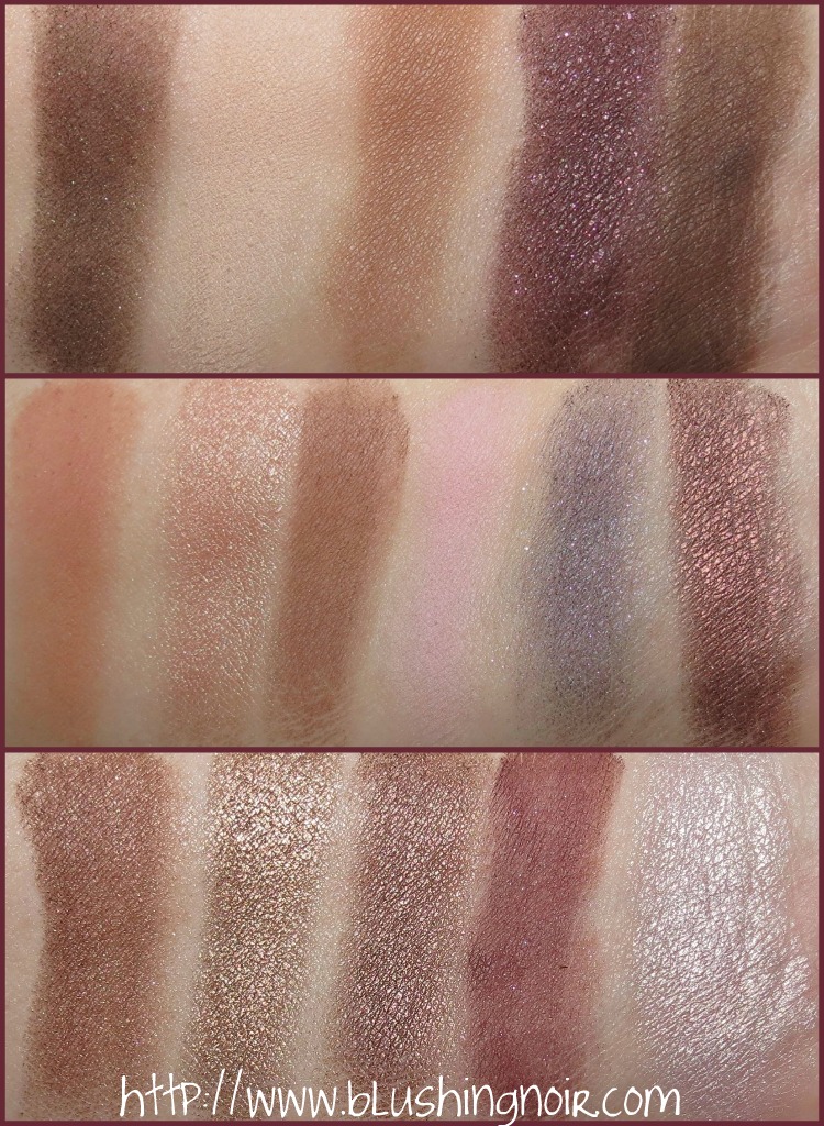 Too Faced The Chocolate Bar Eye Palette Swatches