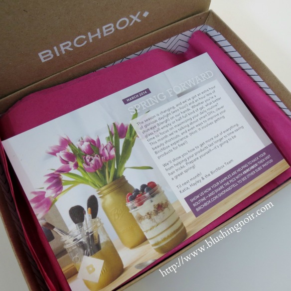 Birchbox March 2014 Spring Forward Review Photos Swatches
