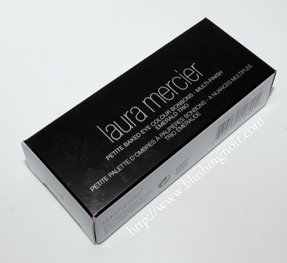 Laura Mercier Emerald Trio Petite Baked Eye Colour Bonbons packaging