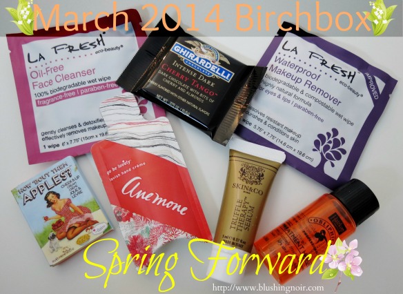 March 2014 Birchbox Photos Contents Swatches Review