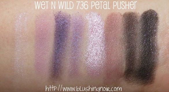 Wet N Wild 736 Petal Pusher Coloricon Eyeshadow Palette Swatches