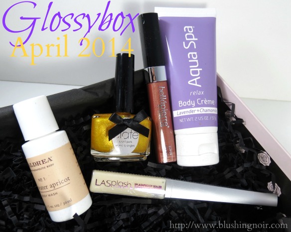 Glossybox April 2014 Swatches Photos Review