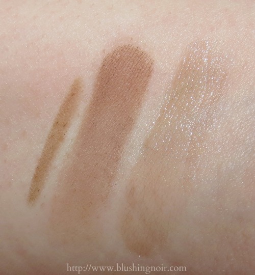 Vincent Longo Brow products swatches