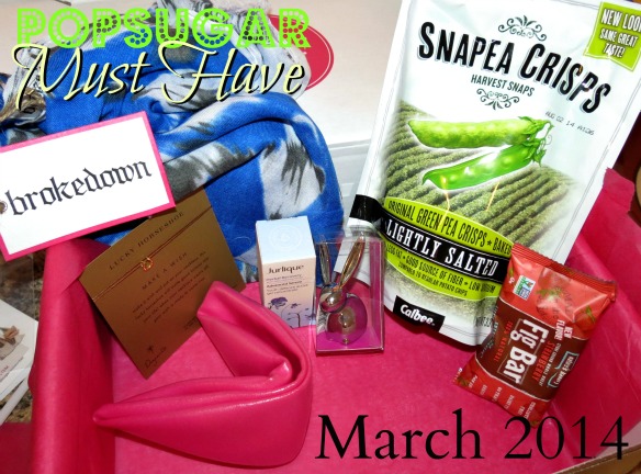 POPSUGAR Must Have Box March 2014 contents