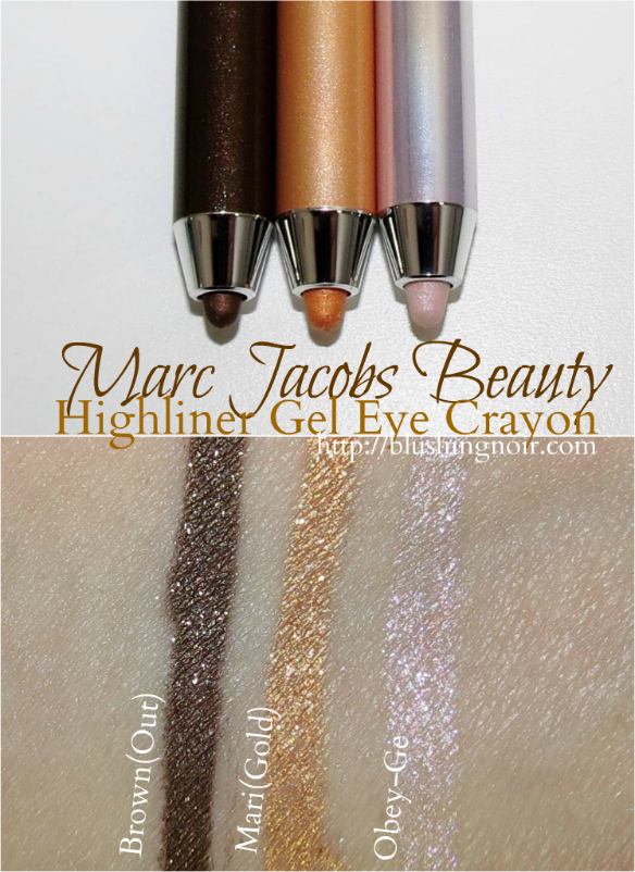 Marc Jacobs Highliner Gel Eye Crayon Swatches