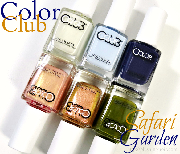 Color Club Safari Garden Nail Polish Swatches Review