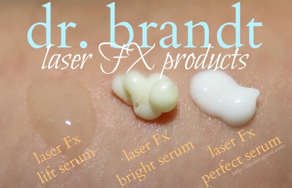 dr. brandt laser FX products swatches