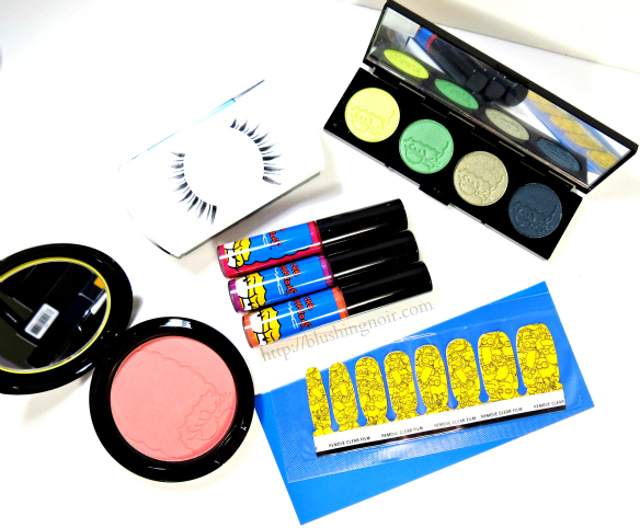 MAC The Simpsons Collection Review Swatches #MACxMarge