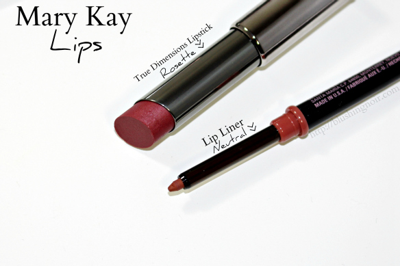Mary Kay Rosette Lipstick Neutral Lip Liner - Blushing Noir.