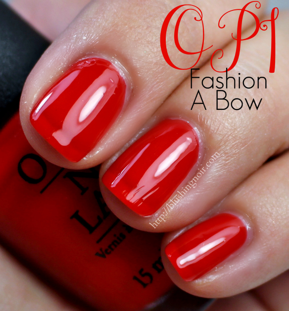 OPI Fashion A Bow Nail Polish Swatches