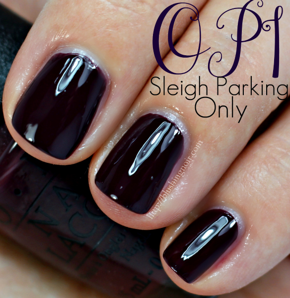 OPI Sleigh Parking Only Nail Polish Swatches