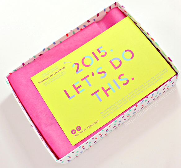 Birchbox January 2015 Let's do this