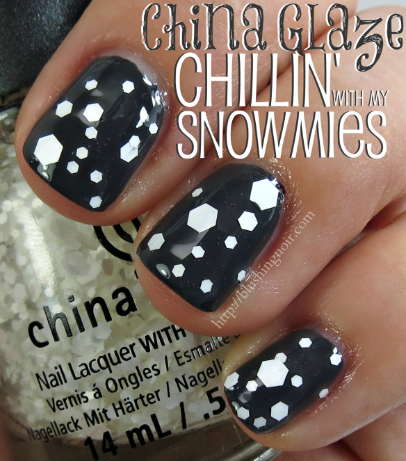 China Glaze Chillin With my snow-mies Nail polish swatches