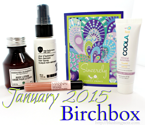 January 2015 Birchbox Swatches Review