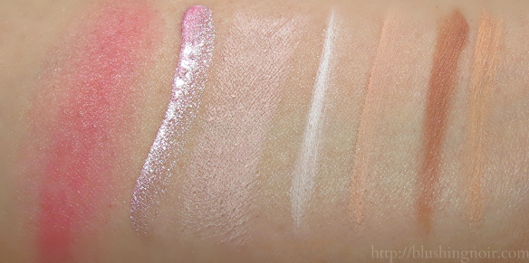 So Susan Face Product swatches