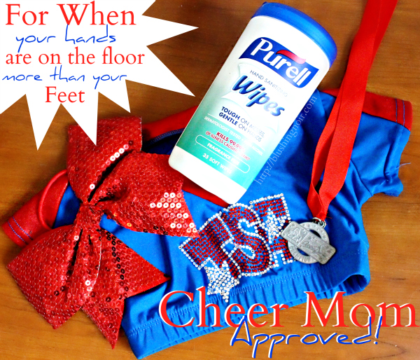 Cheer Mom Approved Hand Wipes #PurellWipes