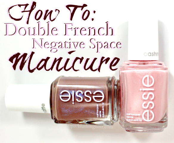 How to double french manicure nail art