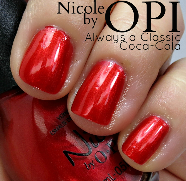 Nicole by OPI Always a Classic Coca-Cola Swatches