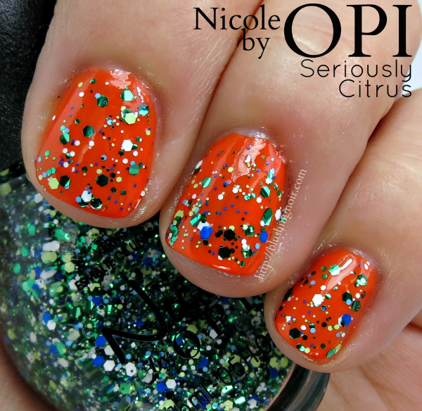 Nicole by OPI Seriously Citrus Swatches