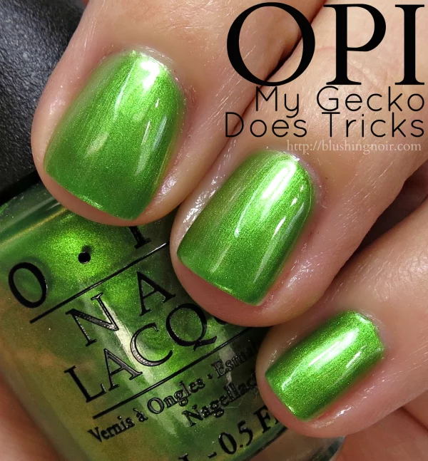 OPI My Gecko Does Tricks Nail Polish Swatches