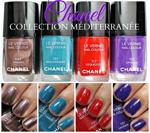 Chanel COLLECTION MÉDITERRANÉE Le Vernis Nail Colour Swatches