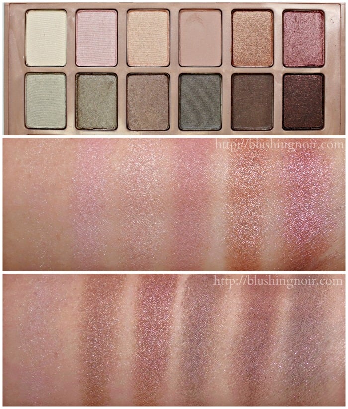 Maybelline The Blushed Nudes Eye Palette Swatches