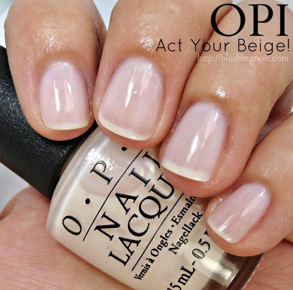 OPI Act Your Beige Nail Polish Swatches
