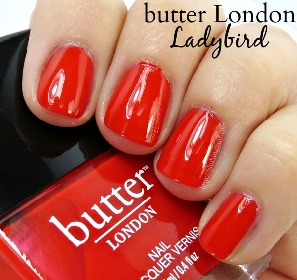 butter London Ladybird Nail Polish Swatches