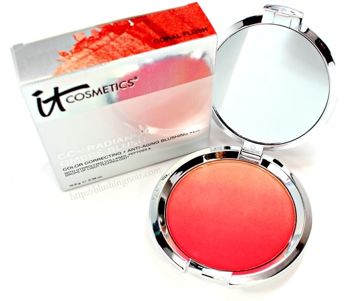 IT Cosmetics Coral Flush CC+ Radiance Ombre Blush Swatches