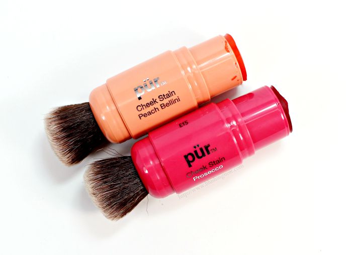 Pur Minerals Chateau Cheek Stain swatches review