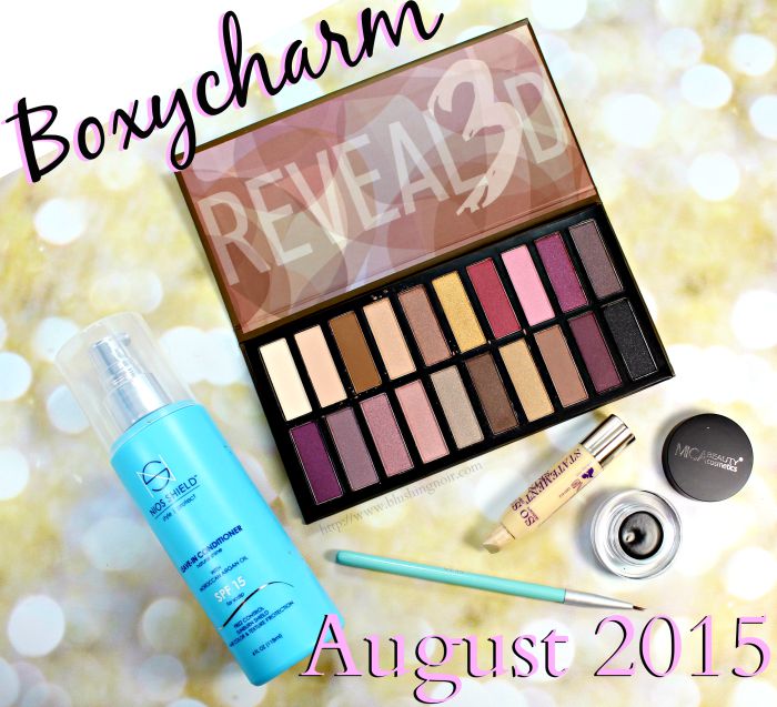 Boxycharm August 2015 swatches review