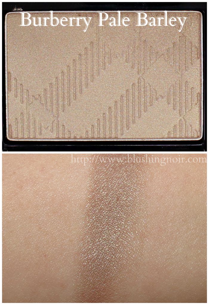 Burberry Pale Barley Eyeshadow Swatches