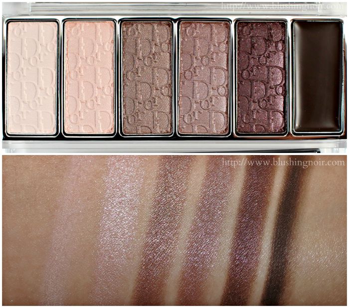 Dior Eye Reviver Palette Nordy Girl Swatches