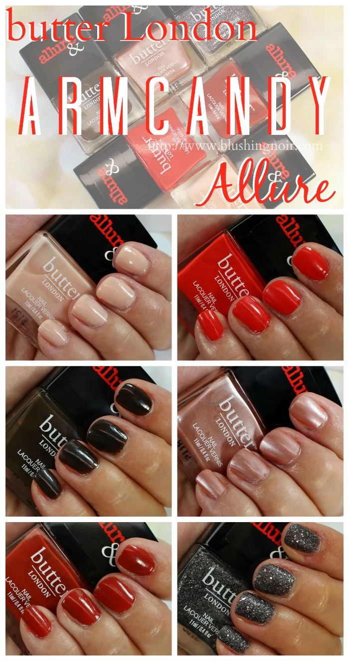 butter London Allure Arm Candy Nail Polish Swatches