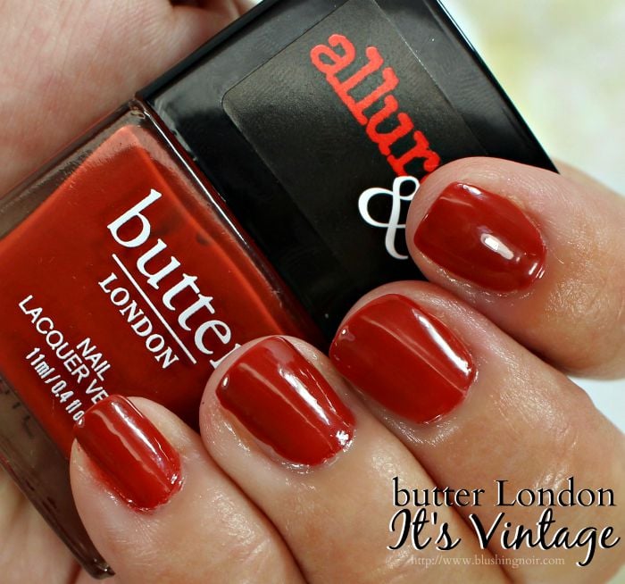 butter London It's Vintage Nail Polish Swatches