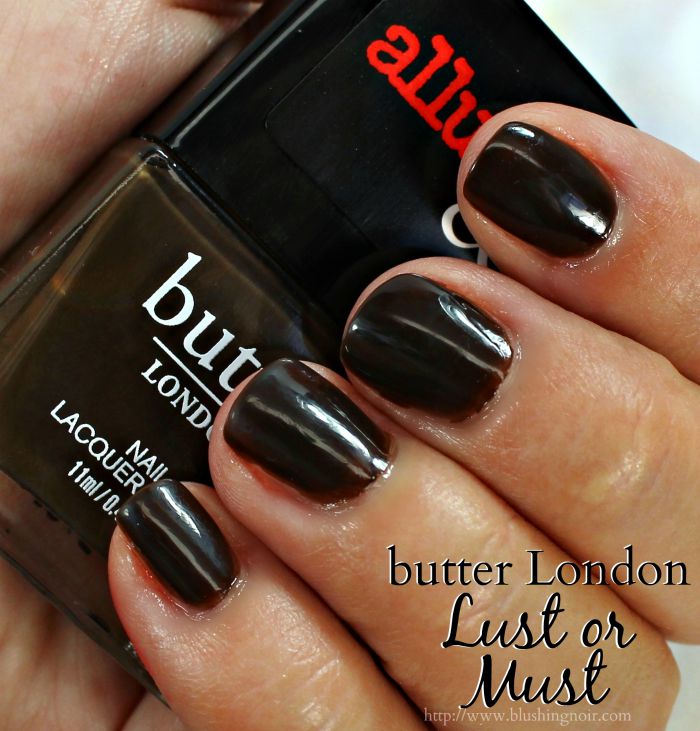 butter London Lust or Must Nail Polish Swatches