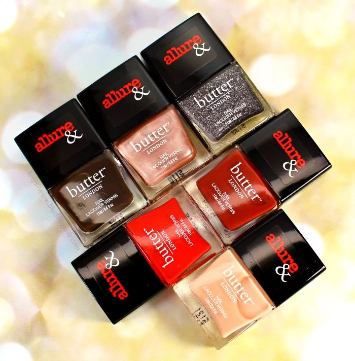 butter london allure arm candy nail polish collection swatches