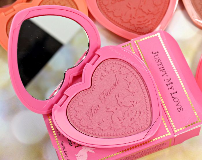 Too Faced Justify My Love Blush Swatches