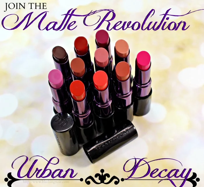 Urban Decay Matte Revolution review swatches