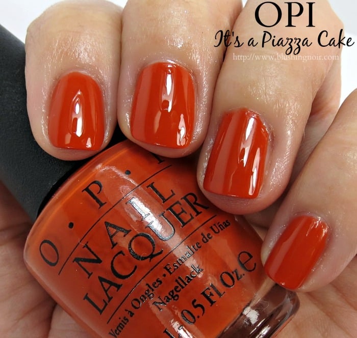 OPI It's a Piazza Cake Nail Polish Swatches