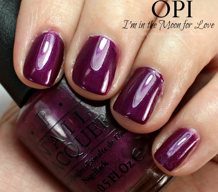 OPI I'm in the Moon for Love Nail Polish Swatches