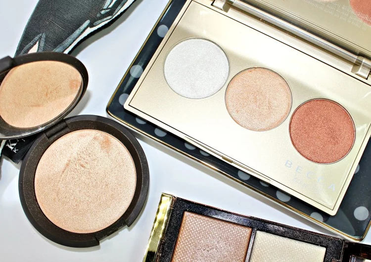 Becca Champagne Pop Jaclyn Hill Highlighter swatches review
