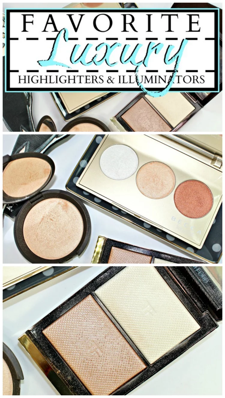the best luxury highlighters illuminators glow makeup swatches review