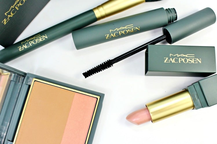 MAC Zac Posen Makeup Collection swatches review lipstick blush